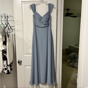 Brody Grey bridesmaid dress
